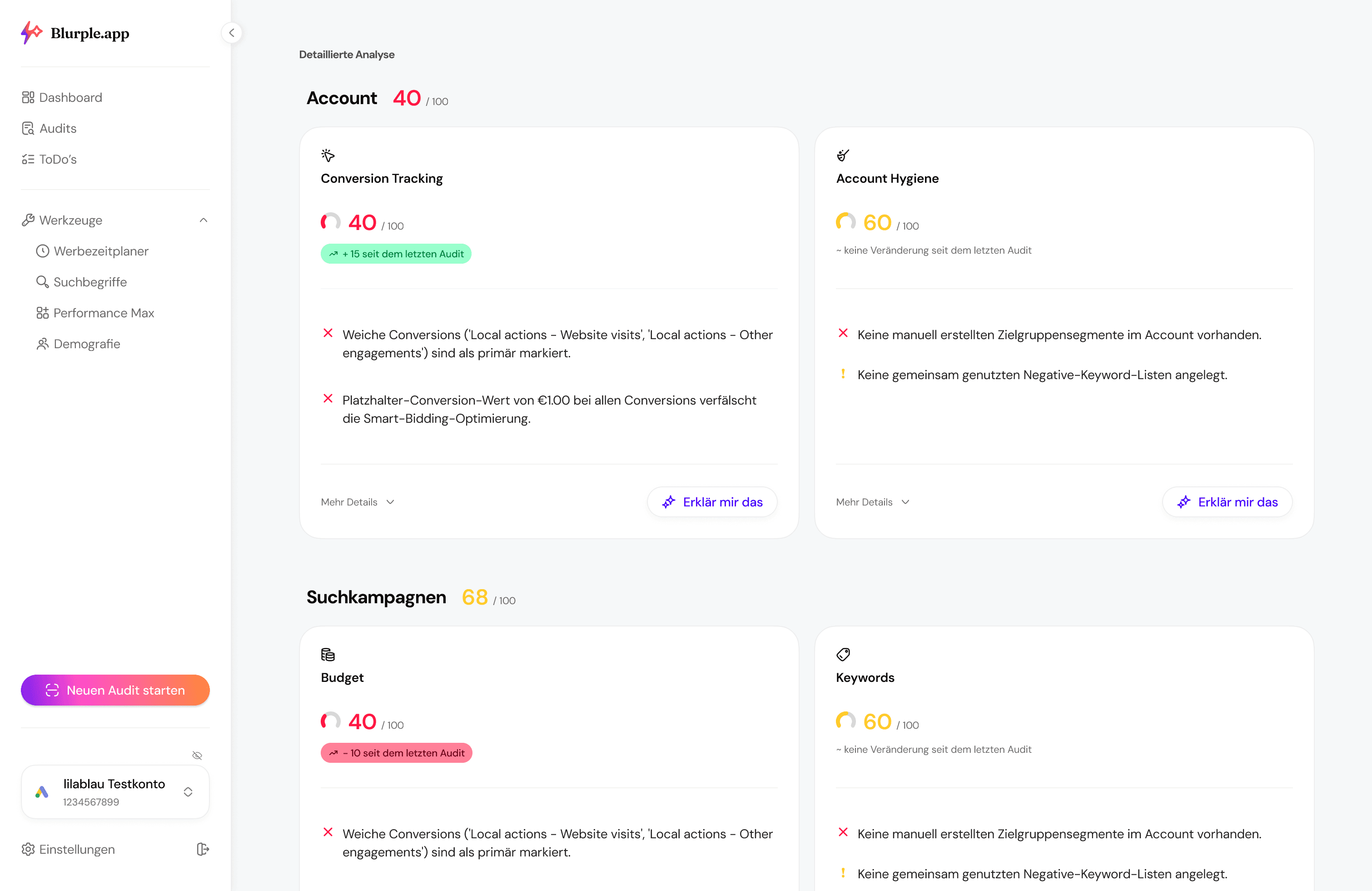 Blurple.App Audit Snapshot